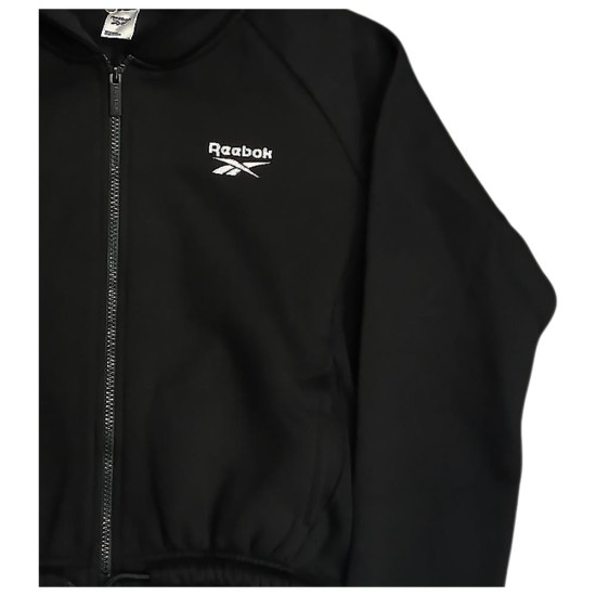 Reebok Γυναικεία ζακέτα Small Logo Fleece Crop Full-Zip Hoodie